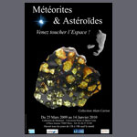 Météorites et astéroïdes, collection Alain Carion - 2010